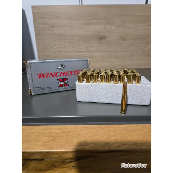 Boite de 46 cartouches Winchester 22 Hornet 46gr HOLLOW POINT
