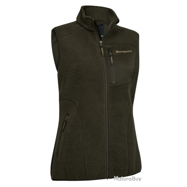 Gilet polaire femme Atlas kaki DEERHUNTER-46