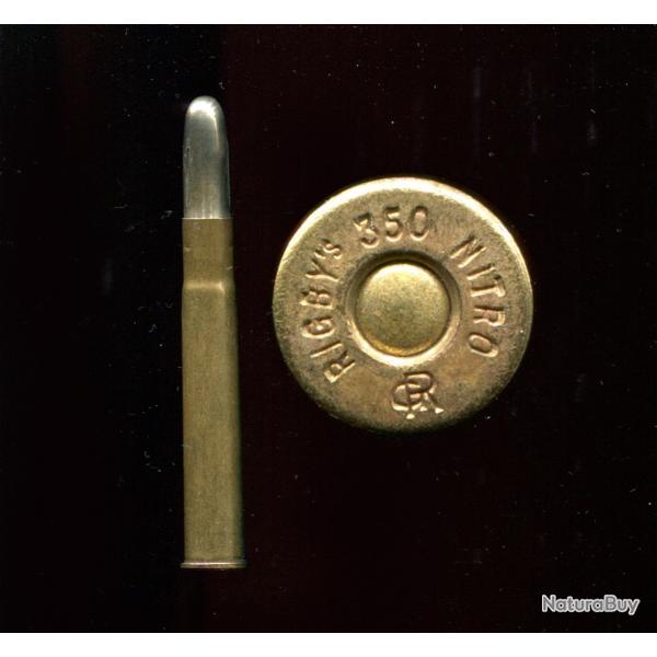 .400-.350 Rigby Nitro Flanged - peu courante production G. ROTH - intressante balle prfendue