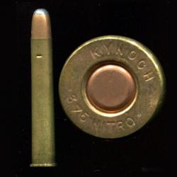 .375 N°2 Nitro Flanged - 2. 1/2 case"' - Kynoch - balle cuivre pointe arrondie