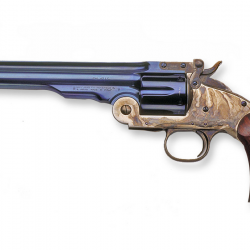 Revolver Uberti 1883 Schofield - 45 Colt / Bleu jaspé / 7"