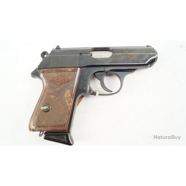 Pistolet Manurhin PPK 7,65 avec sa bo&icirc;te