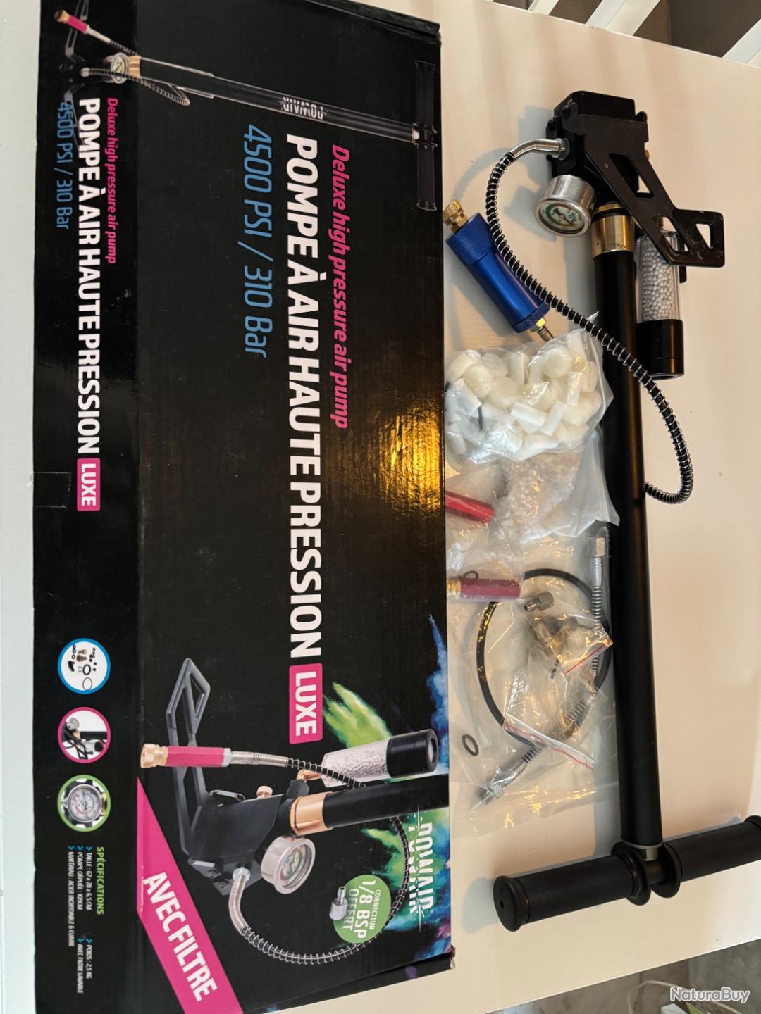 Pompe à Air Haute Pression PCP 4500 PSI/300 Bar - Électrique 220V - Refroidissement Eau