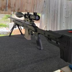 CARABINE SAVAGE AXIS AVEC CHÂSSIS MDT PRECISION NOIR + CHARGEUR MDT COULEUR FDE + RAIL PICATINNY