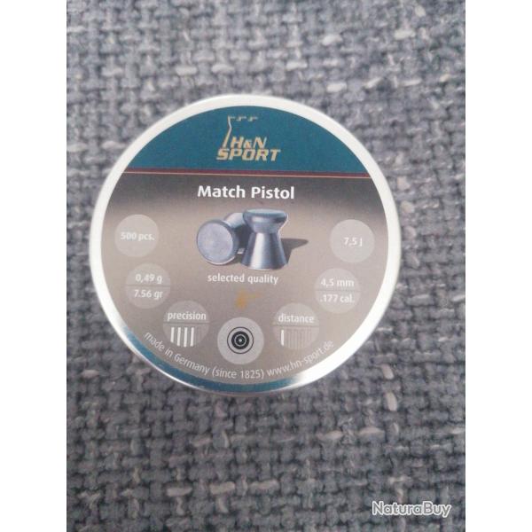 Bote neuve 500 plombs H&N sport 4.5mm