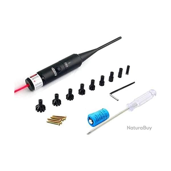 Kit de vise  alsage Rouge Laser Bore Sighter pour Calibre de 0.17  0.54