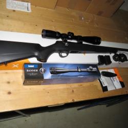 TIKKA T1X CAL 17HMR +LUNETTE 4-16X40 IR ETAT TOTALEMENT NEUF