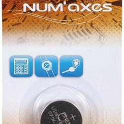BLISTE DE 1 PILE NUM'AXES MOD. CR1632 3V 120 MAH