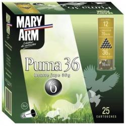 BTE 25 CART. MARY ARM PUMA 36 CAL. 12 / 70 MM N° 6 36G BJ
