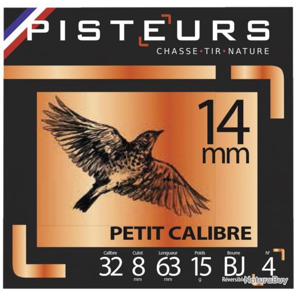 Cartouches Pisteurs cal.14MM plomb N4