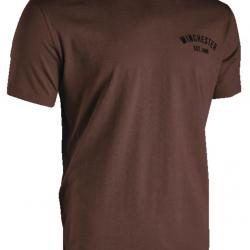 T Shirt Winchester Colombus Marron