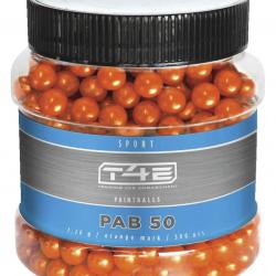 Boite de 500 billes paintball bio T4E sport PAB cal.50