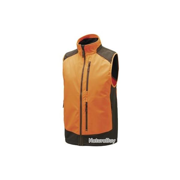 Gilet sofshell Beretta butte orange/marron Taille 2XL