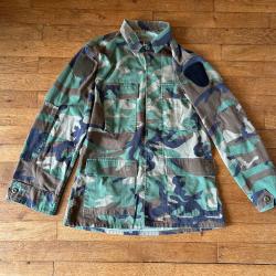 Authentique veste US camo Woodland