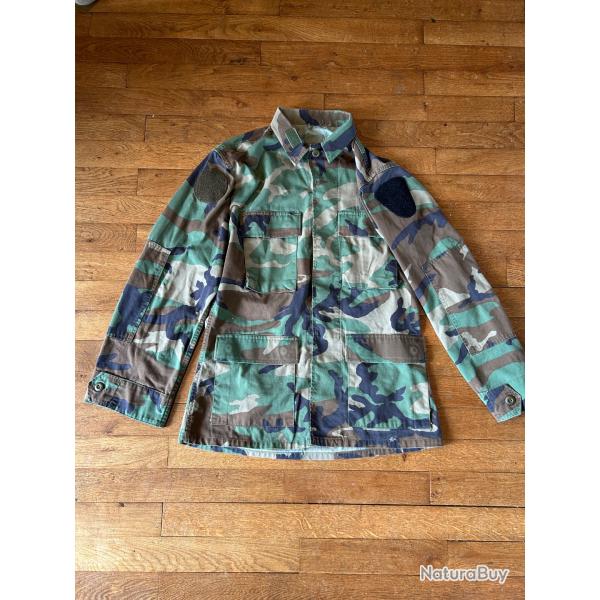 Authentique veste US camo Woodland