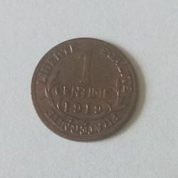 pièce 1 centime Daniel-Dupuis 1919