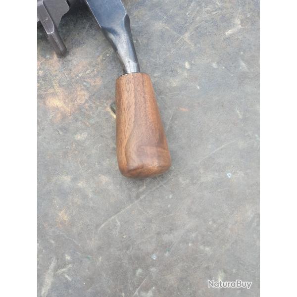 Boule longue bois noyer vein