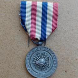 MEDAILLE DES CHEMINOT SNCF 1953