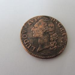 1 Sol "à l'écu" Louis XVI 1778 &