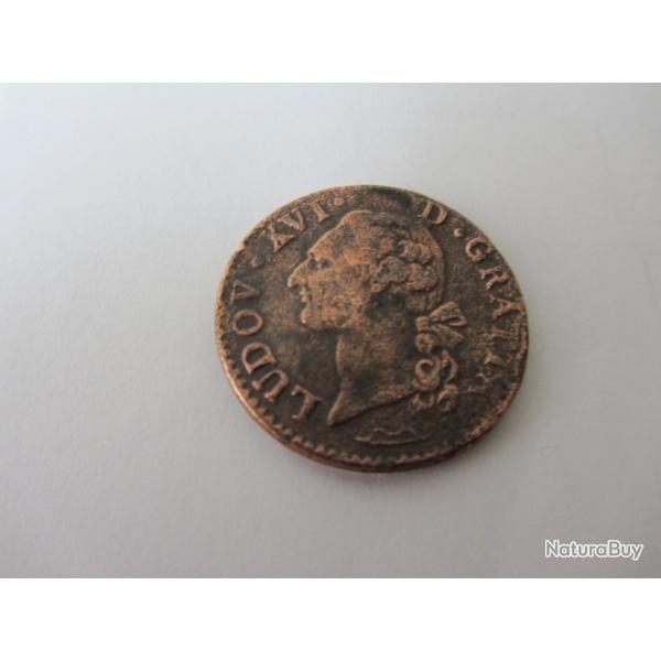 1 Sol " l'cu" Louis XVI 1778 &