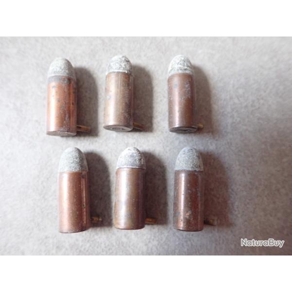 Lot de 6 cartouches  broche 7 mm