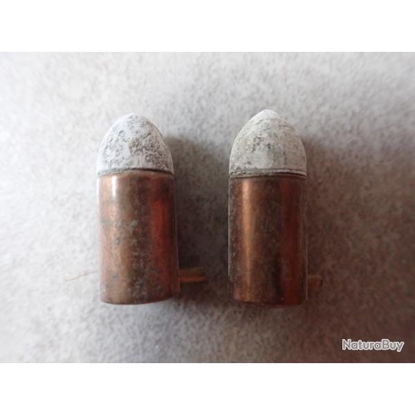 Lot de 2 cartouches  broche 9 mm