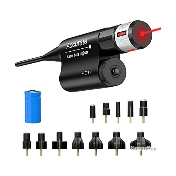 Viseur  alsage Laser Bore Sighter pour Calibre de 0.17  0.78 (12GA)