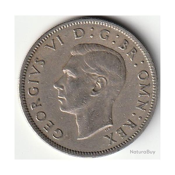 Pice de Monnaie Royaume Uni 2 shillings - George VI sans 'IND:IMP' 1949
