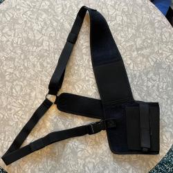 Ensemble de port tactique poitrine discret pour arme à poudre noire ( remington 1858, colt 1851 etc)