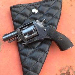 Housse étuis holster revolver Bulldog 320 simili noir et pression canon de fusil