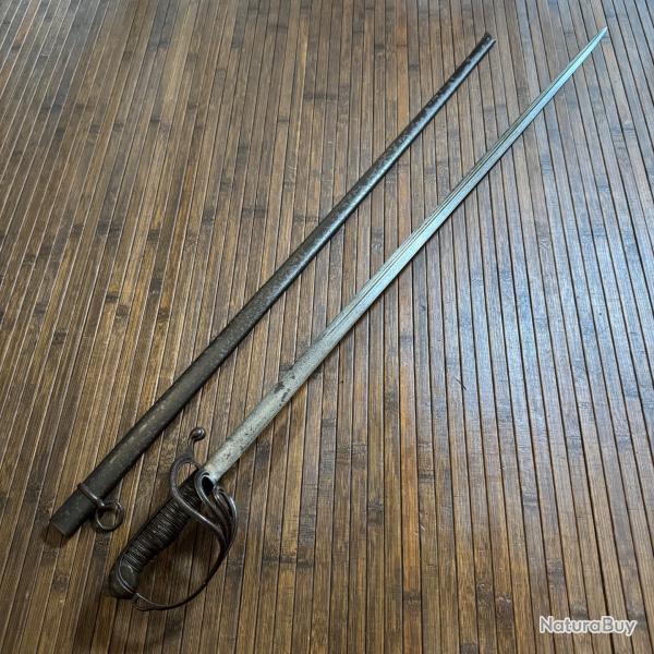 SABRE FRANAIS TYPE 1882 LAME GRAVE HONNEUR ET  PATRIE