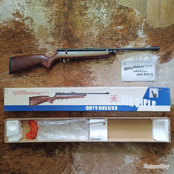 Carabine  Plomb QB78 Deluxe Norconia Germany Industry Brand 4,5mm Co2 12g 4.5 mm Crosse Bois QB-78