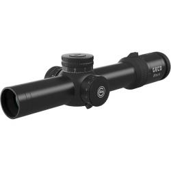 Lunette Geco Black 1-8x24i réticule Horseshoe