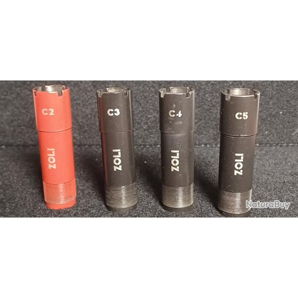 Lot de 4 Chokes Zoli BRAIN C2 , C3 , C4 , C4