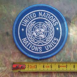 écusson collection Organisation Des Nations Unies O.N.U insigne tissu Scratch