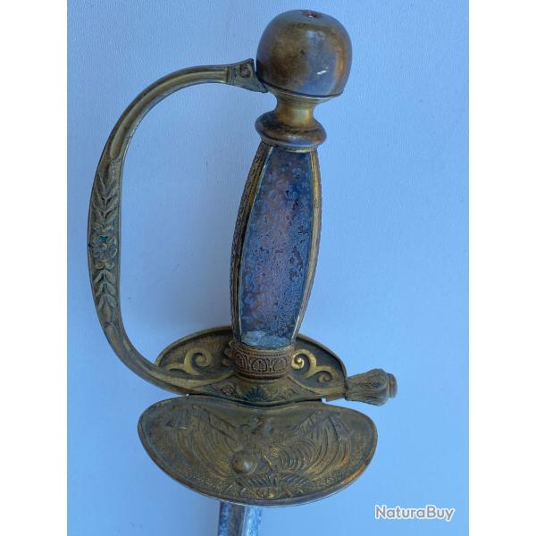 Epe des Officiers suprieurs Mod. 1816 modifie sous Monarchie de Juillet_clavier au coq
