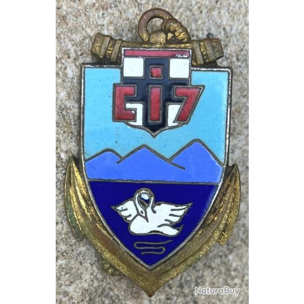 7 D.M.R, Centre d'Instruction N 7, CONSTANCE,dos argent
