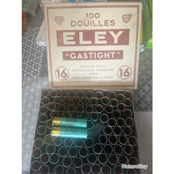 boite de douilles cal 16/70 eley. vertes