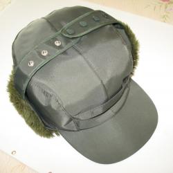 casquette fourrée kaki polyester T60