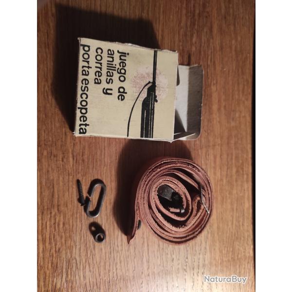 Sangle bretelle cuir Gamo  pour fusil carabine neuve