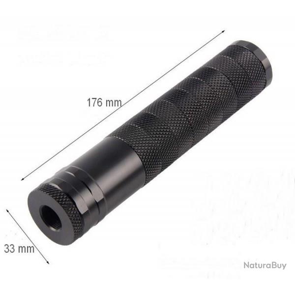 Silencieux en acier pour 9mm, 5/8x24