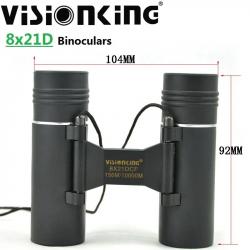 Jumelles Compactes Visionking 8x21 Focus Fixe FMC Étanches  Enfants 4-12 ans Camping Chasse Loisirs