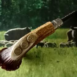 Couteau de poche Opinel 9 bois de cerf