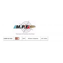 OGIVES MPF : Projectiles Cuivrés 38-40 RNFP 185 Gr TMJE Ø 401"  par 250