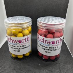 RICHWORTH,original BOILIES reconditionné en boîte (Gros carton)+Dip booster offert pro elite baits .