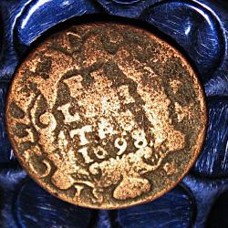 Italie royaume de sicile 1698 1 grano philippe V