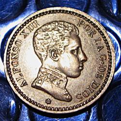 Espagne  2 centimos 1904 Alphonso XIII  ttb+