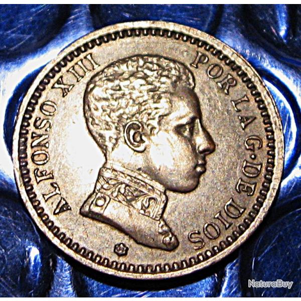 Espagne  2 centimos 1904 Alphonso XIII  ttb+