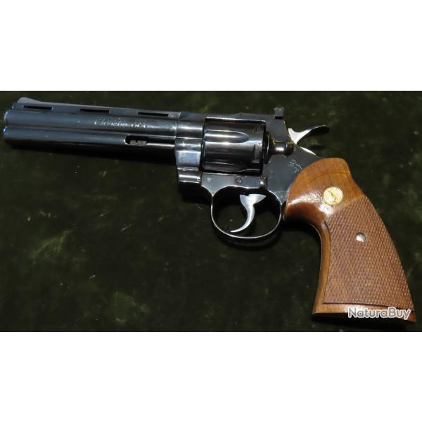 Revolver Colt Python calibre 357 magnum bronz canon 6 pouces
