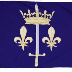 DRAPEAU JEANNE D'ARC 90X60CM/FLEUR DE LYS